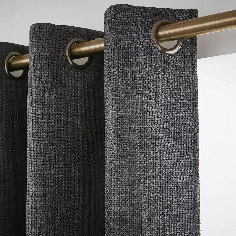 eminza Rideau obscurcissant thermique (140 x 180 cm) Alba Gris anthracite