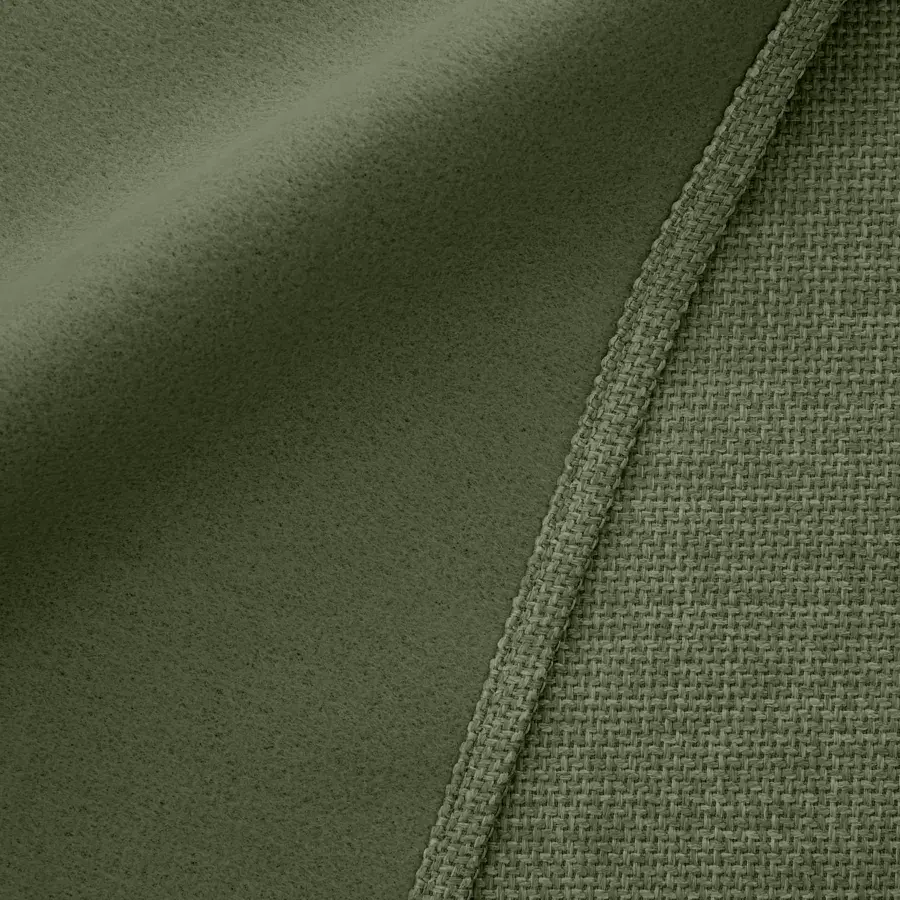 Eminza Rideau Obscurcissant Thermique (140 X 280 Cm) Alba Vert Kaki