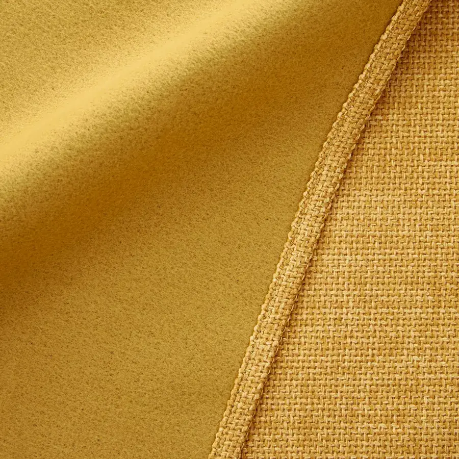 Eminza Rideau Obscurcissant Thermique (180 X 260 Cm) Alba Jaune Moutarde