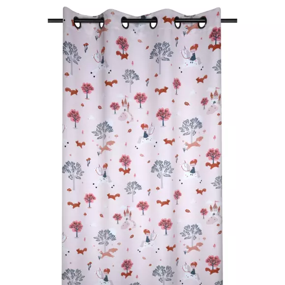 Eminza Rideau Occultant Enfant (140 X 260 Cm) Cyrielle Rose