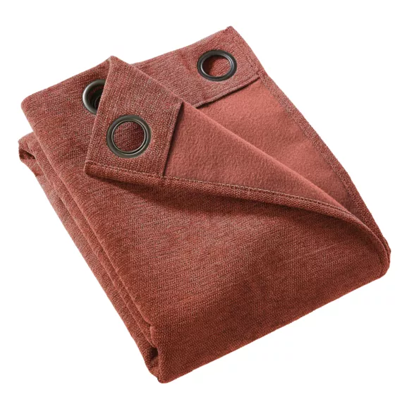 Eminza Rideau Occultant Isolant Total Blackout (140 X 180 Cm) Magnus Terracotta