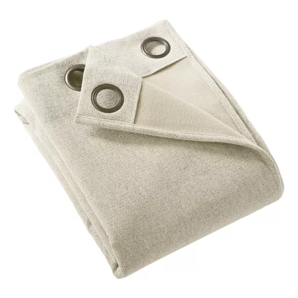 Eminza Rideau Occultant Isolant Total Blackout (140 X 180 Cm) Magnus Beige
