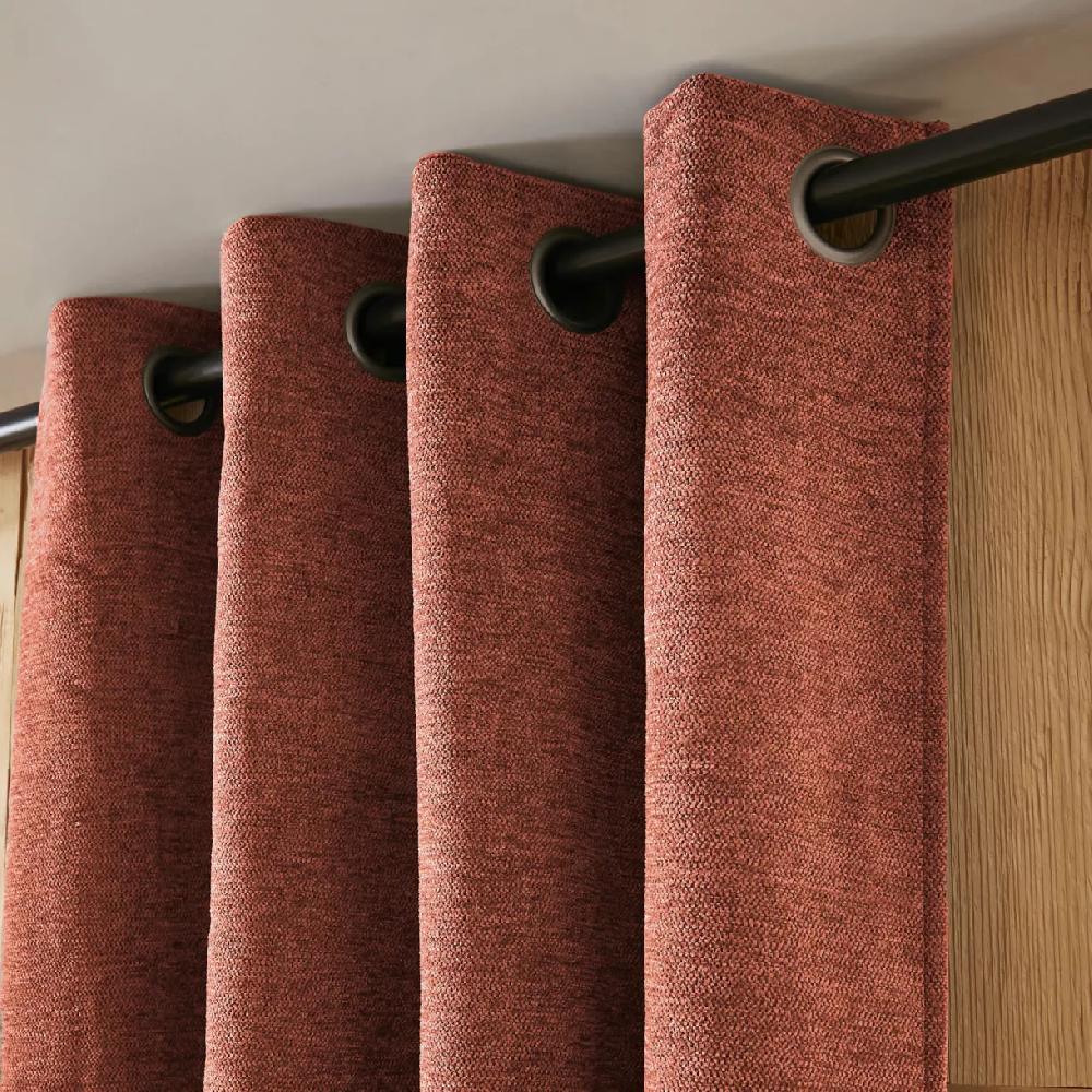 eminza Rideau occultant isolant Total Blackout (140 x 180 cm) Magnus Terracotta