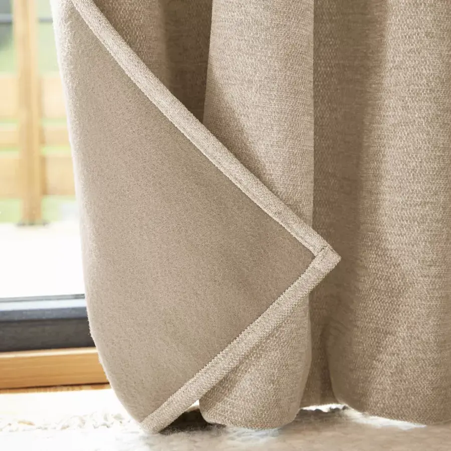 Eminza Rideau Occultant Isolant Total Blackout (140 X 240 Cm) Magnus Ecru