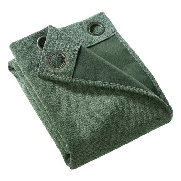 Eminza Rideau Occultant Isolant Total Blackout (140 X 240 Cm) Magnus Vert Romarin
