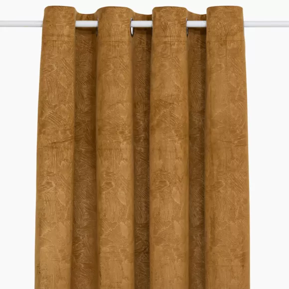 Eminza Rideau Occultant Velours (135 X 260 Cm) Fuji Marron Cannelle