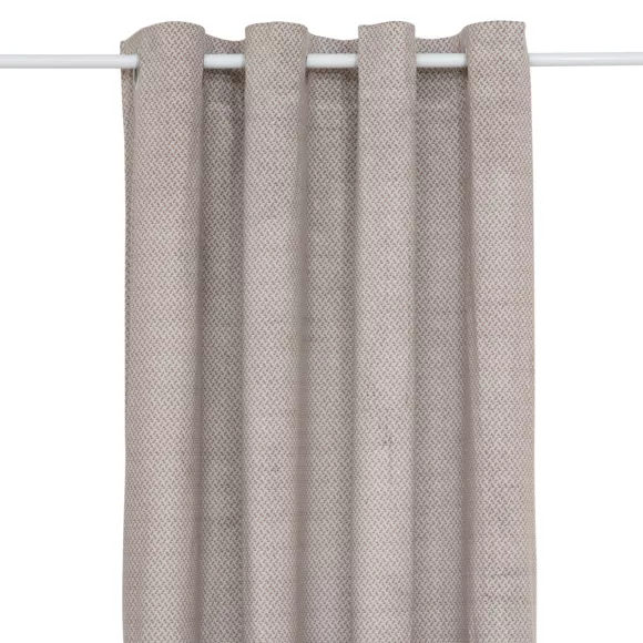 Eminza Rideau Occultant Velours (135 X 260 Cm) Yupi Beige Lin