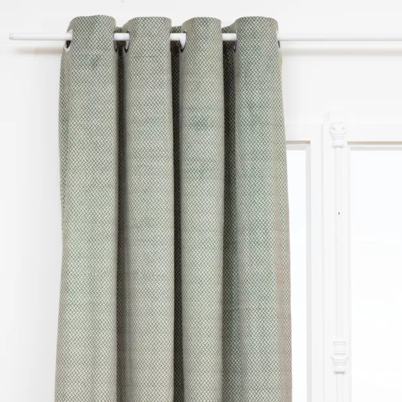 Eminza Rideau Occultant Velours (135 X 260 Cm) Yupi Vert Kaki