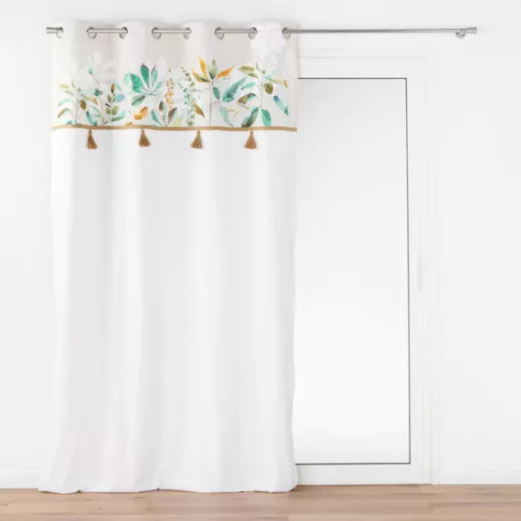 Eminza Rideau Polycoton (140 X 240 Cm) Dilaris Multicolore