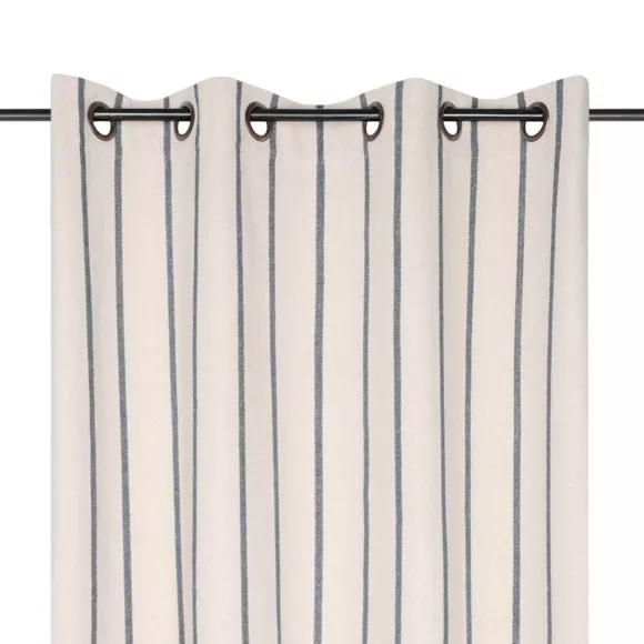 Eminza Rideau Toile De Coton (135 X 260 Cm) Ocealys Gris Anthracite