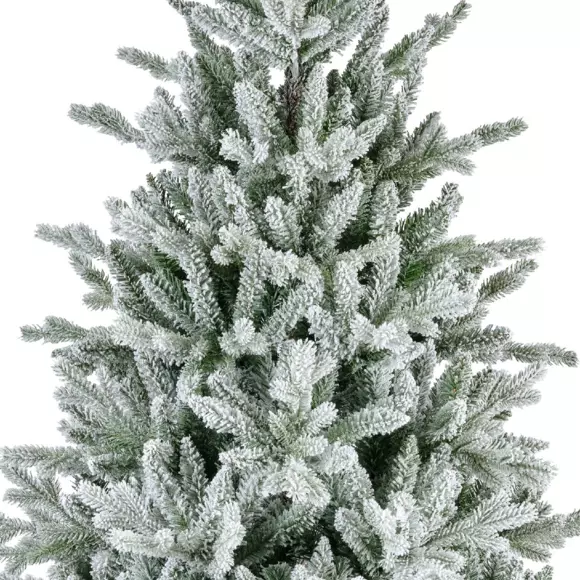 Eminza Sapin Artificiel De Noël Allix H240 Cm Vert Enneigé
