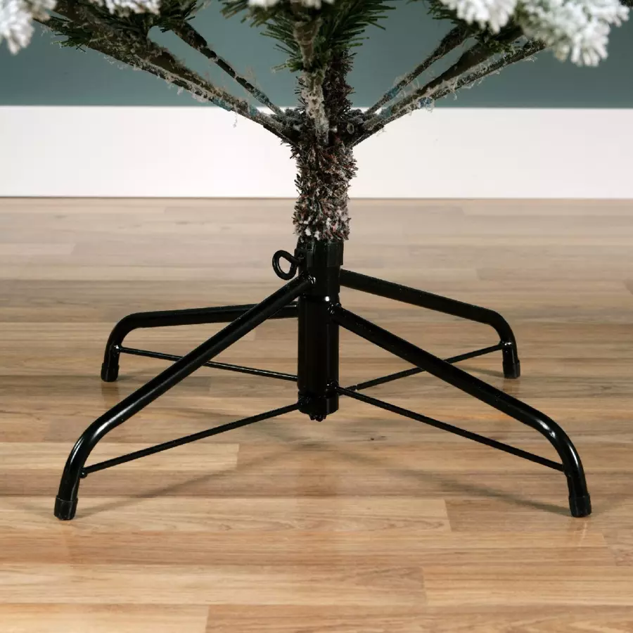 Eminza Sapin Artificiel De Noël Allix H240 Cm Vert Enneigé