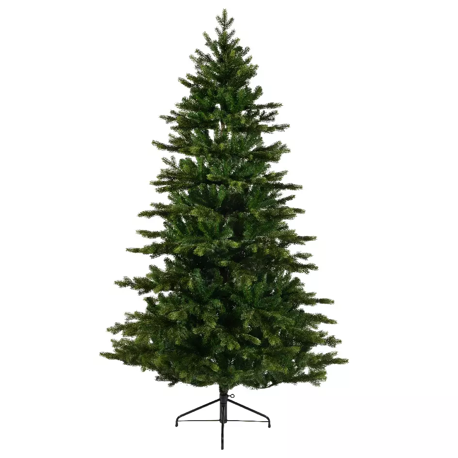 eminza Sapin artificiel de Noël Caucasia Nordmann H210 cm Vert sapin
