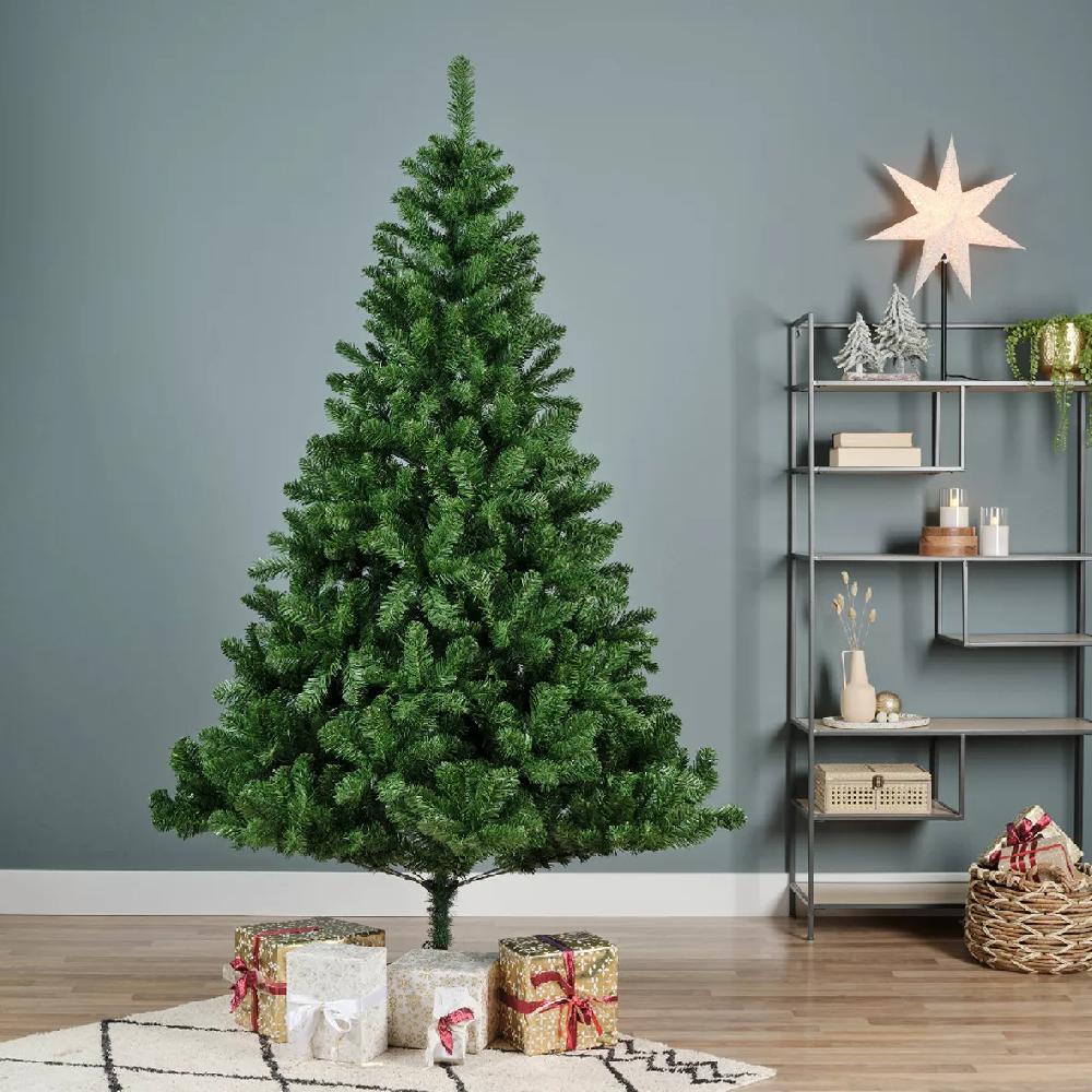 eminza Sapin artificiel de Noël H210 cm Eco Tree Vert sapin