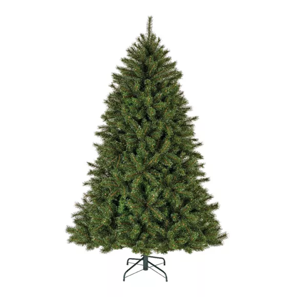 Eminza Sapin Artificiel De Noël H210 Cm Stockholm Vert Finition Perlée