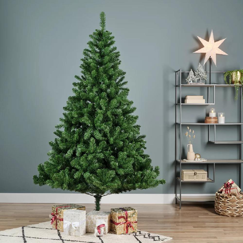 eminza Sapin artificiel de Noël H240 cm Eco Tree Vert sapin