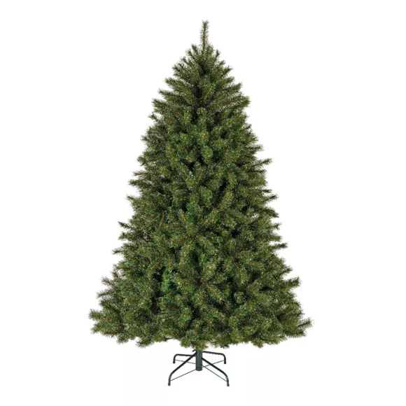 Eminza Sapin Artificiel De Noël H240 Cm Stockholm Vert Finition Perlée