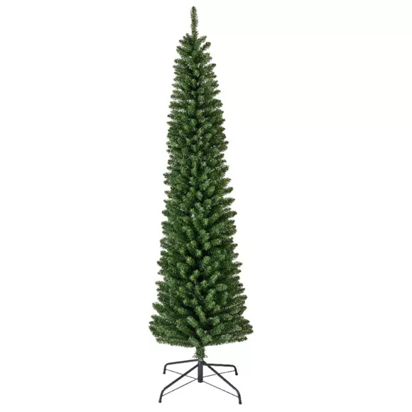 Eminza Sapin Artificiel De Noël Narrow H210 Cm Vert Sapin