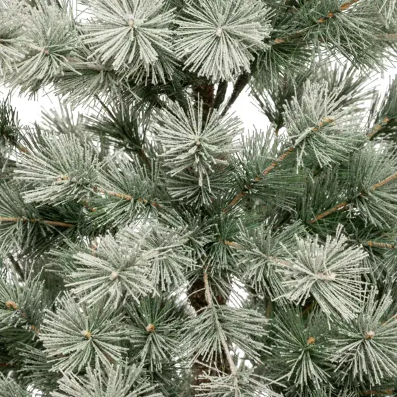 Eminza Sapin Artificiel De Noël Nordstar H150 Cm Vert Enneigé