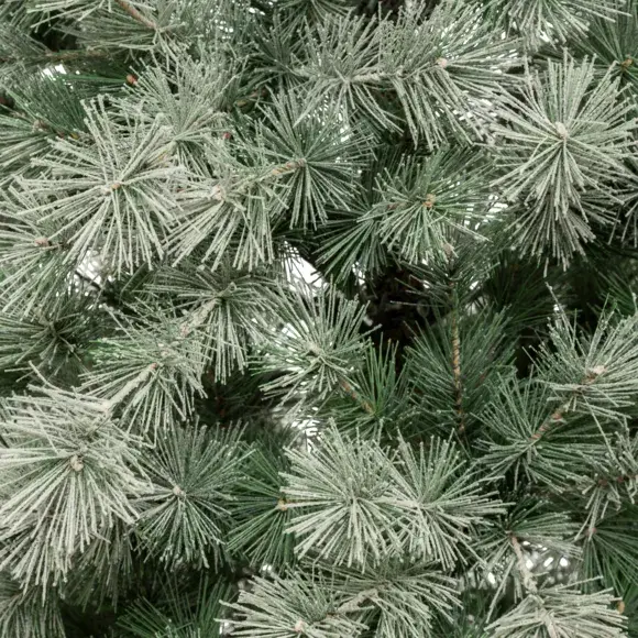 Eminza Sapin Artificiel De Noël Nordstar H180 Cm Vert Enneigé