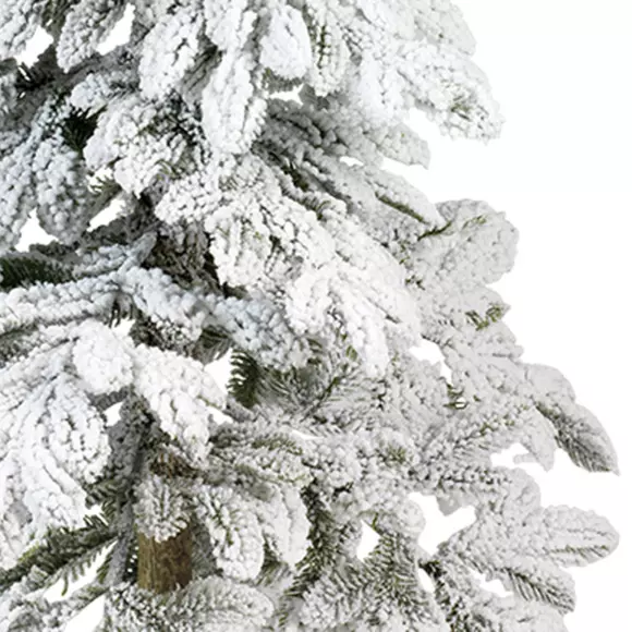 Eminza Sapin Artificiel De Noël Sierra H150 Cm Vert Enneigé