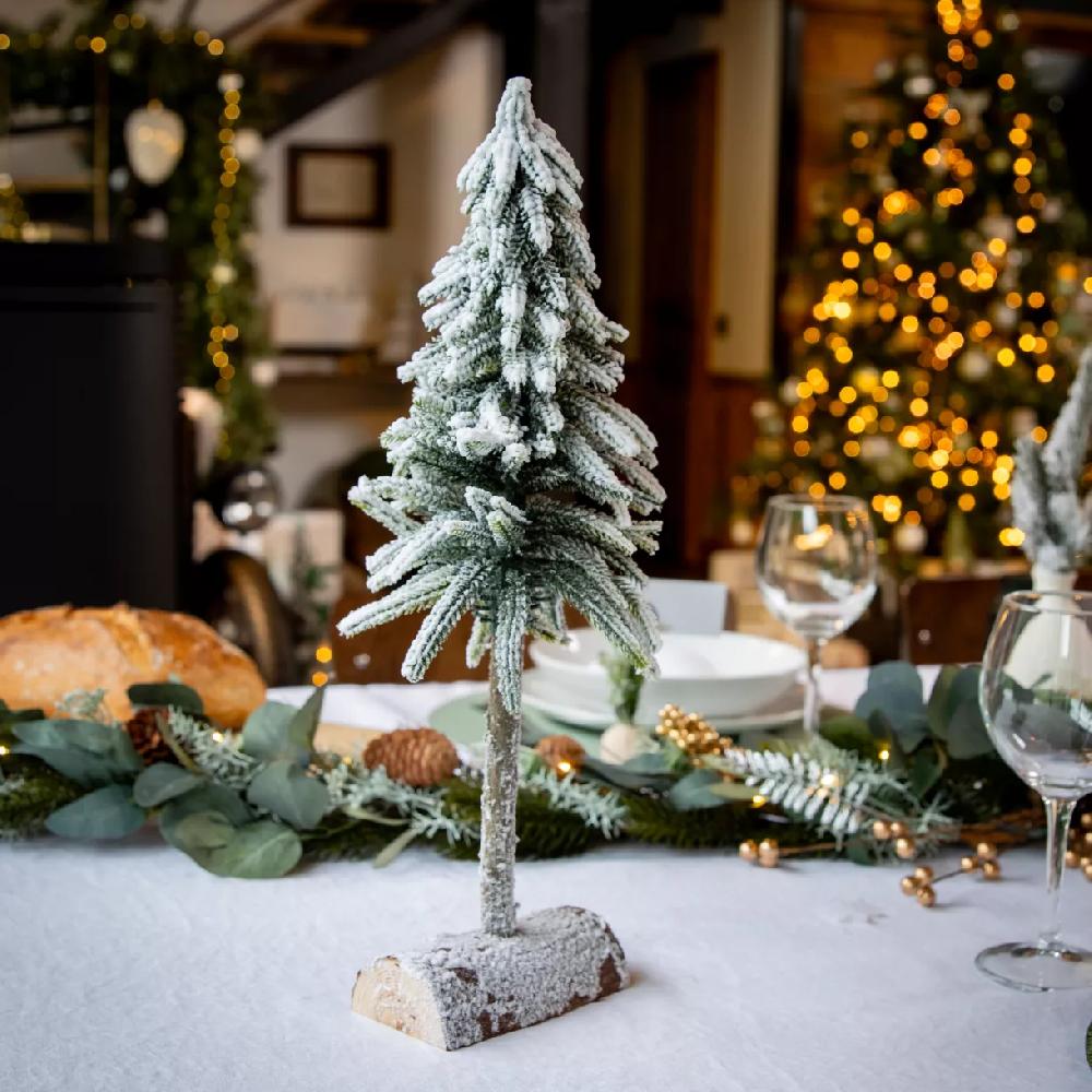 eminza Sapin artificiel de table (H45 cm) Costy Vert émeraude