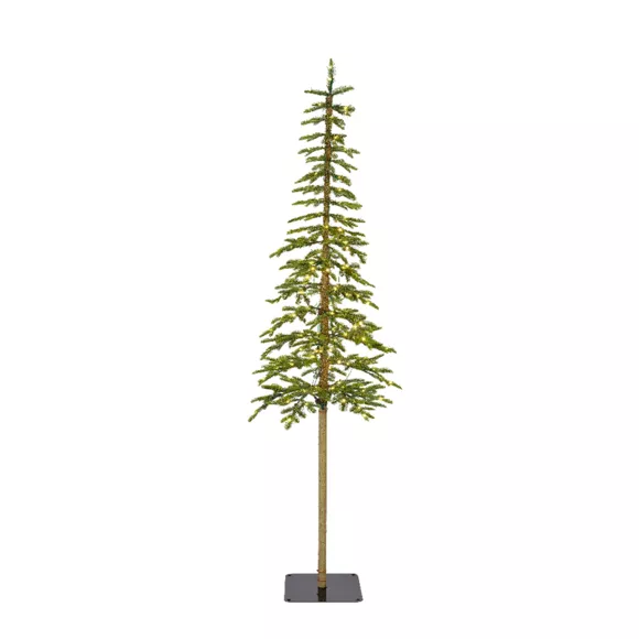 Eminza Sapin De Noël Artificiel Lumineux 200 LED H210 Cm Sierra Vert Sapin