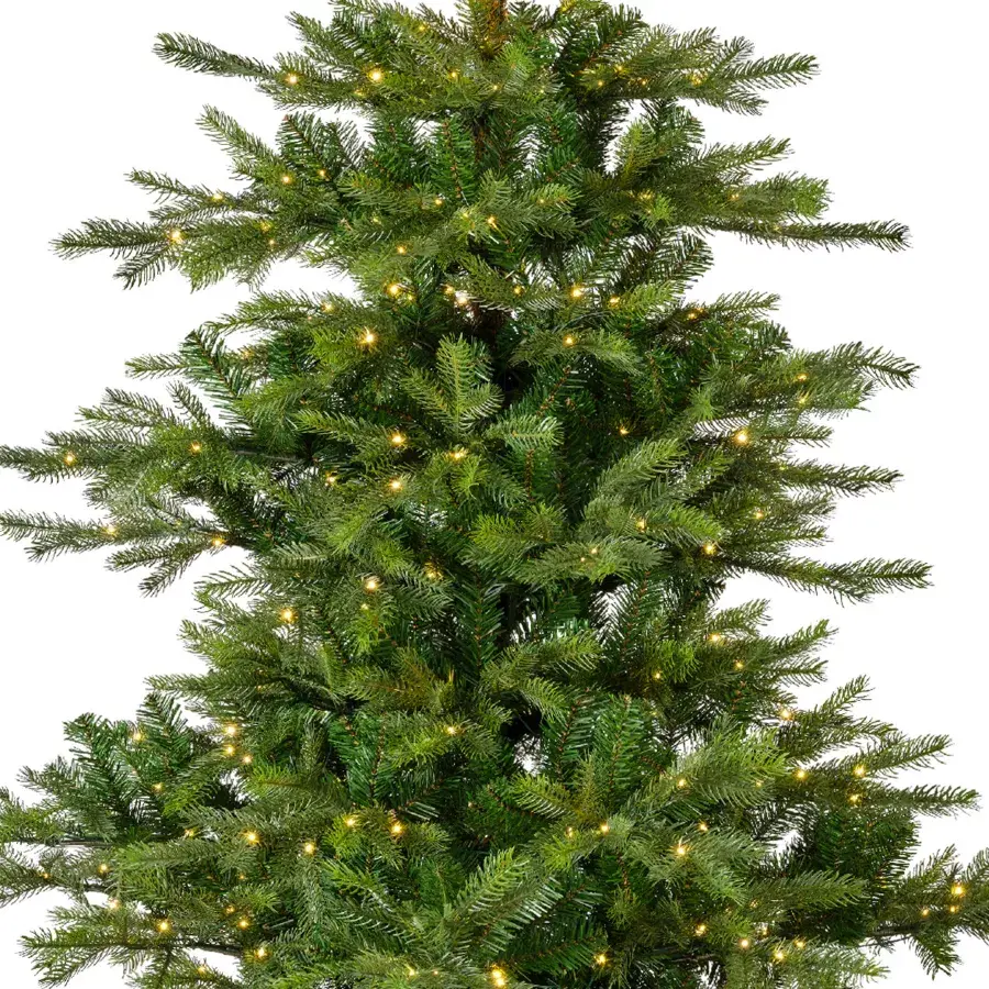 Eminza Sapin De Noël Artificiel Lumineux 250 LED H150 Cm Glorious Vert Sapin