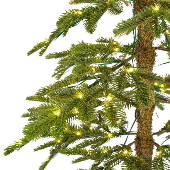 Eminza Sapin De Noël Artificiel Lumineux 250 LED H240 Cm Sierra Vert Sapin