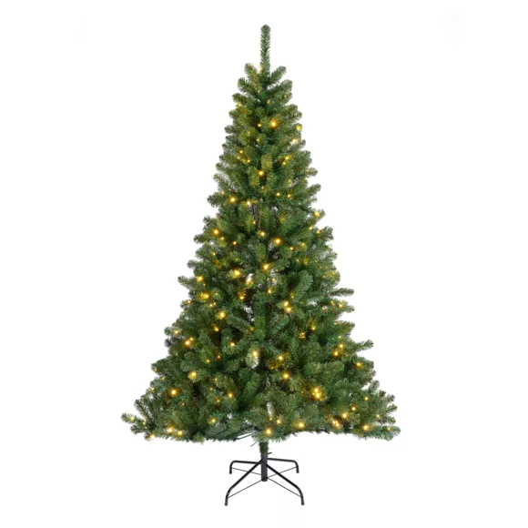 Eminza Sapin De Noël Artificiel Lumineux 400 LED H240 Cm King Vert Sapin