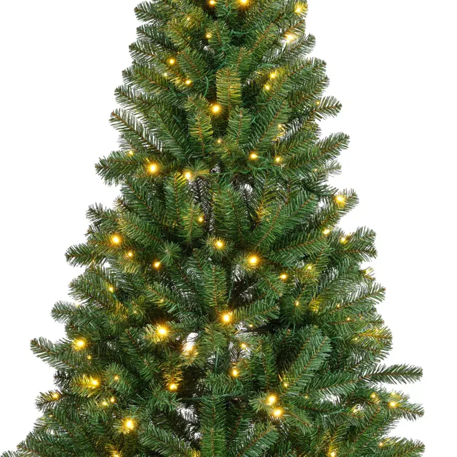 Eminza Sapin De Noël Artificiel Lumineux 400 LED H240 Cm King Vert Sapin