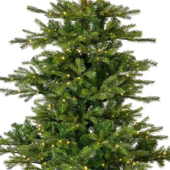 Eminza Sapin De Noël Artificiel Lumineux 700 LED H240 Cm Glorious Vert Sapin