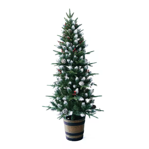 Eminza Sapin De Noël Artificiel Lumineux Et Décoré H150 Cm Tallinn Vert Sapin