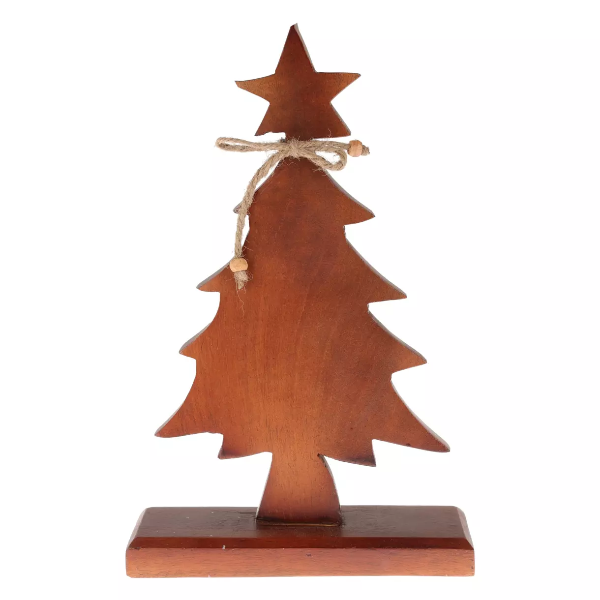 eminza Sapin de Noël en bois (H31 cm) Forêt enchantée