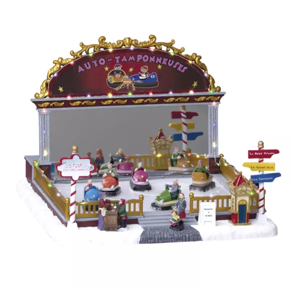 Eminza Scène De Vie Illuminée Et Musicale Auto Tamponneuses