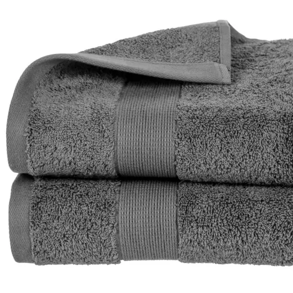 Eminza Serviette De Bain (70 X 130 Cm) Vita Anthracite