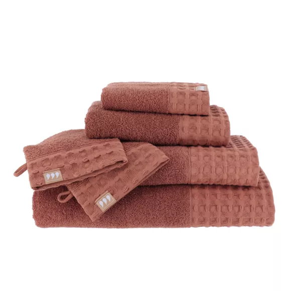 Eminza Serviette De Bain Coton (30 X 50 Cm) Season Color Ambre