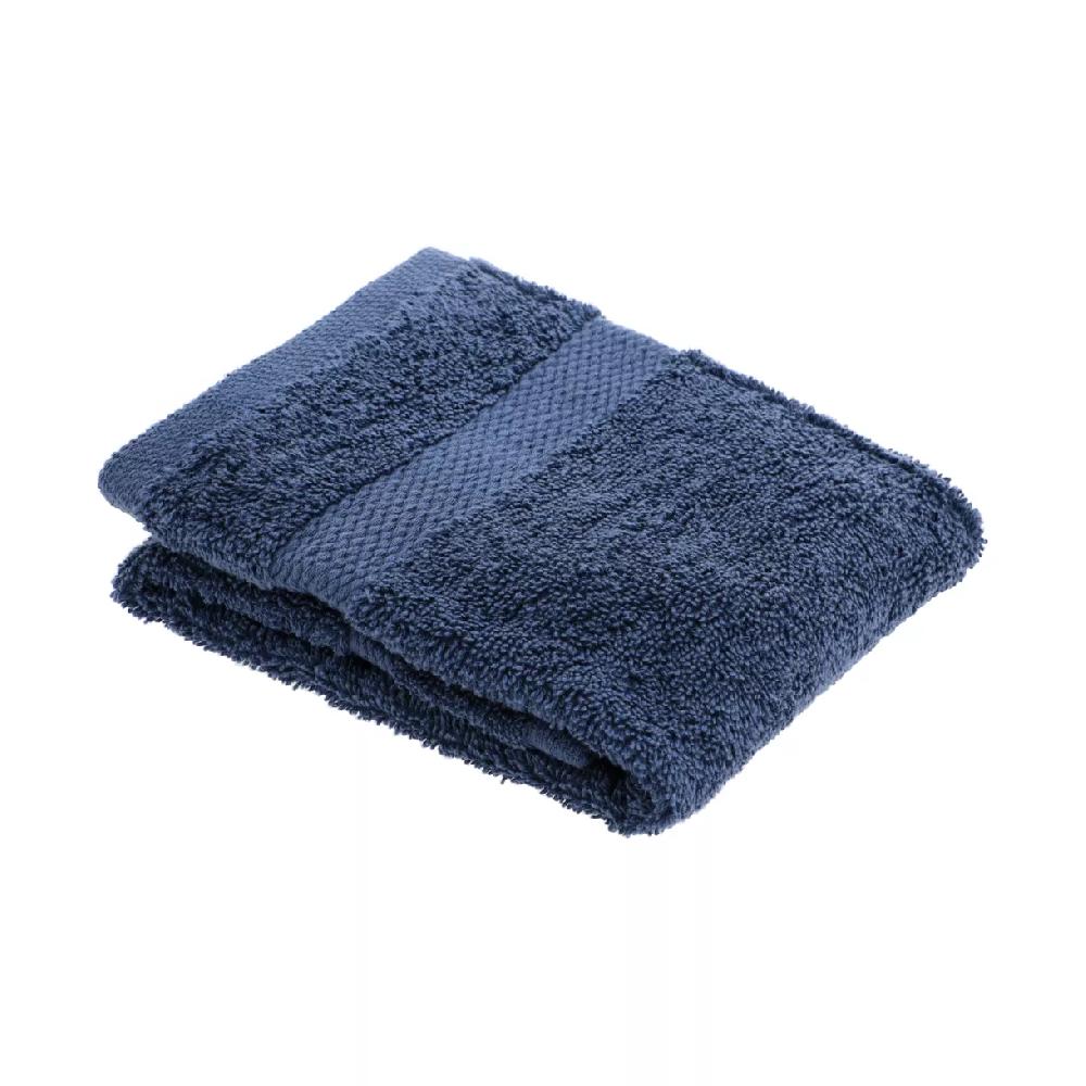 eminza Serviette de bain coton (30 x 50 cm) Timeless Bleu marine
