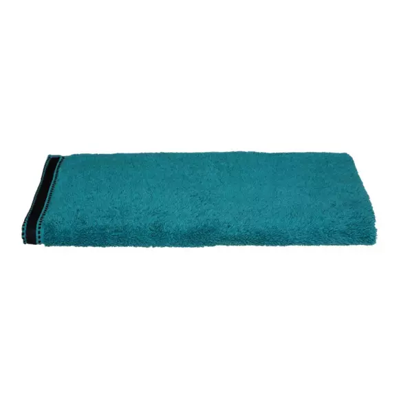 Eminza Serviette De Bain Coton (50 X 90 Cm) Joia Bleu Canard