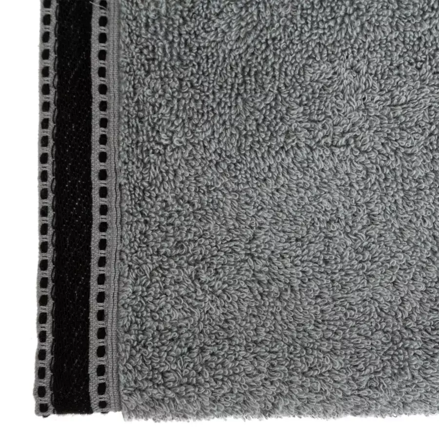 Eminza Serviette De Bain Coton (50 X 90 Cm) Joia Gris Foncé