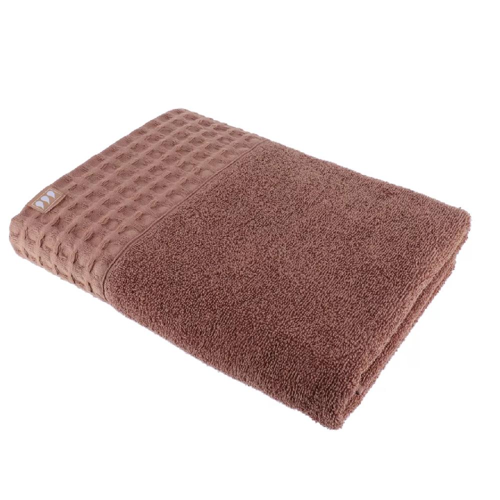 eminza Serviette de bain coton (70 x 130 cm) Season Color Caramel