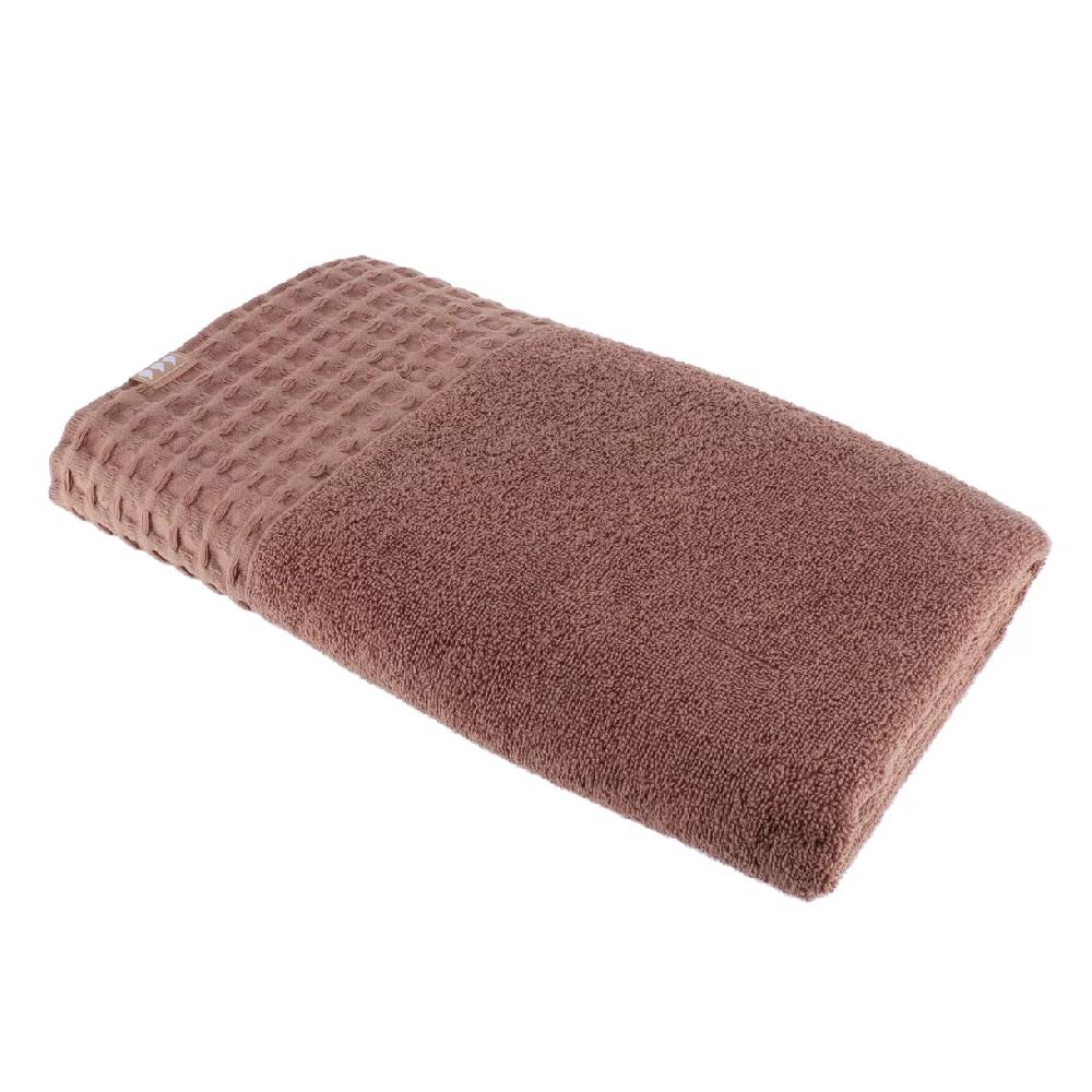 eminza Serviette de bain coton (90 x 150 cm) Season Color Caramel
