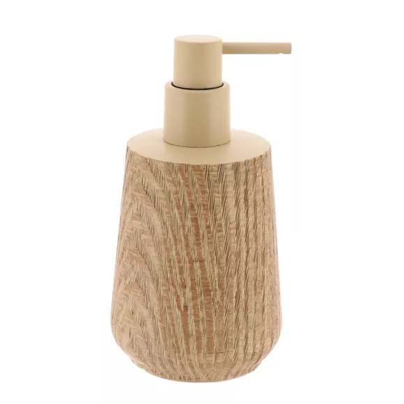 Eminza Set D'accessoires Salle De Bain Façon Chêne Scandi Beige