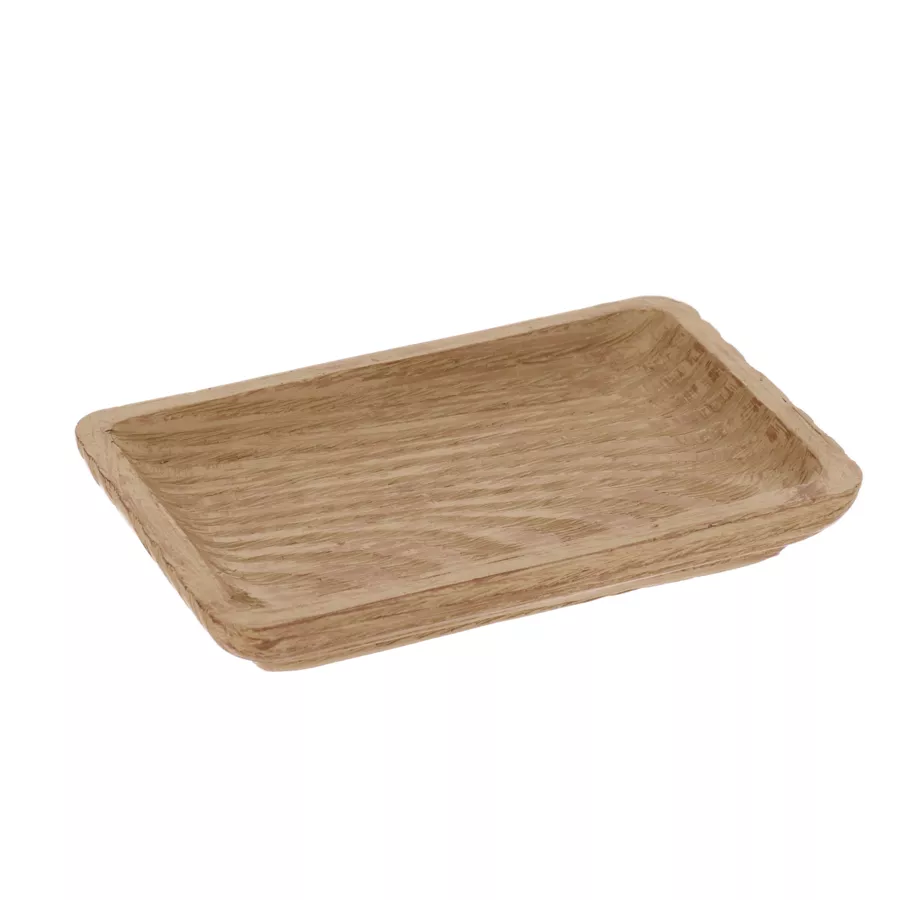 Eminza Set D'accessoires Salle De Bain Façon Chêne Scandi Beige