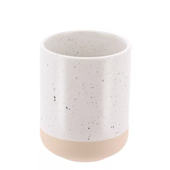 Eminza Set D'accessoires Salle De Bain Grès Moucheté Pietra Beige