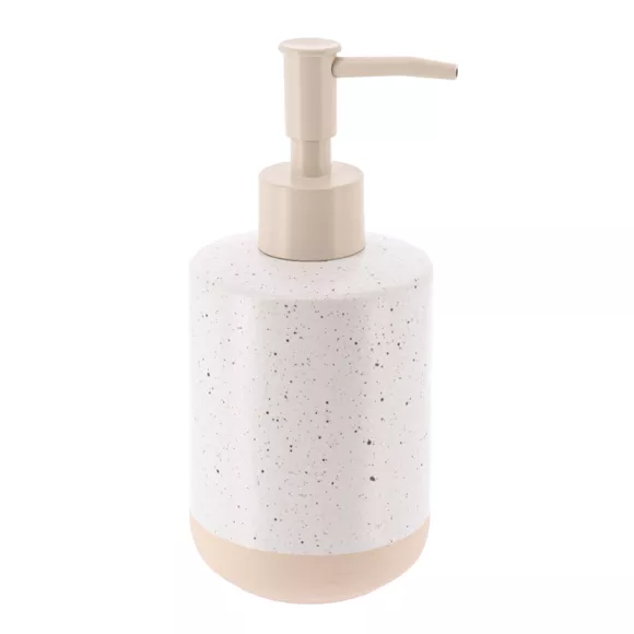 Eminza Set D'accessoires Salle De Bain Grès Moucheté Pietra Beige