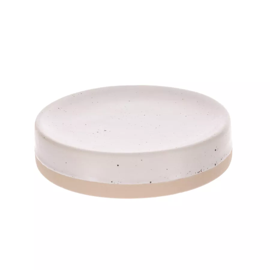 Eminza Set D'accessoires Salle De Bain Grès Moucheté Pietra Beige