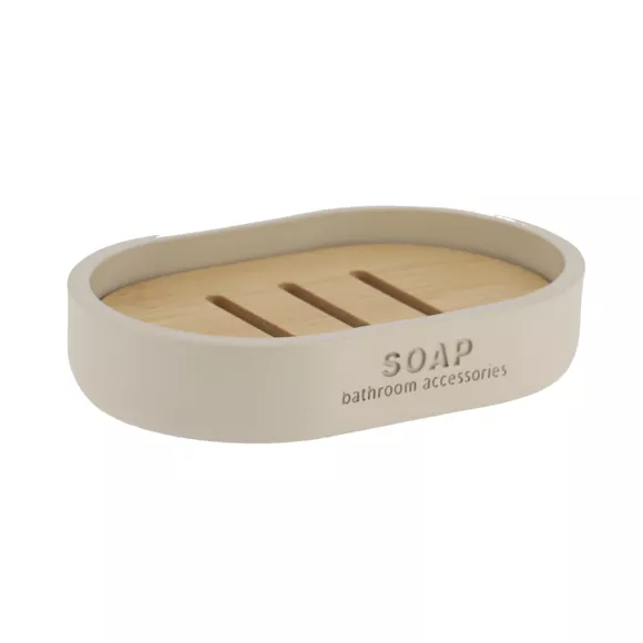 Eminza Set D'accessoires Salle De Bain Purebamboo Beige
