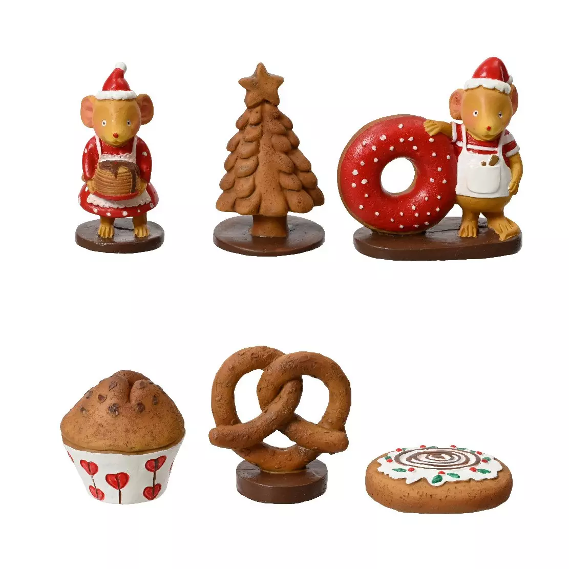 eminza Set de décorations à parsemer Figurines gourmandes Chocolat