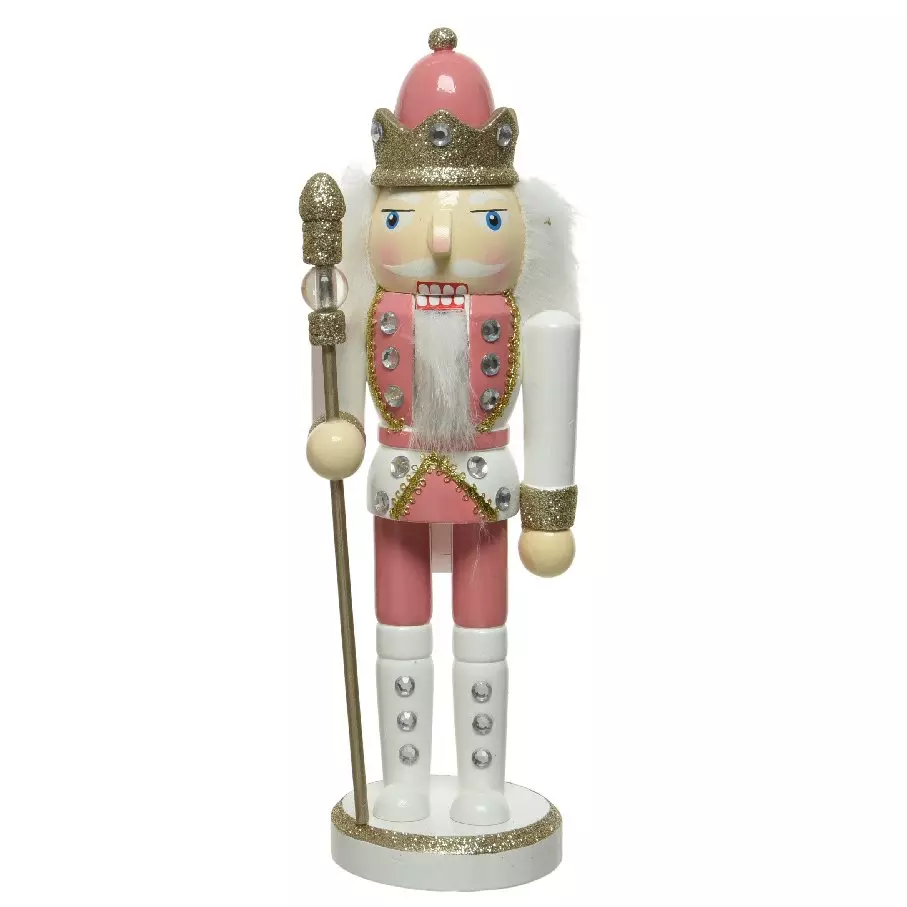 eminza Soldat en bois Casse-noisette (H25 cm) Nikolai Rose